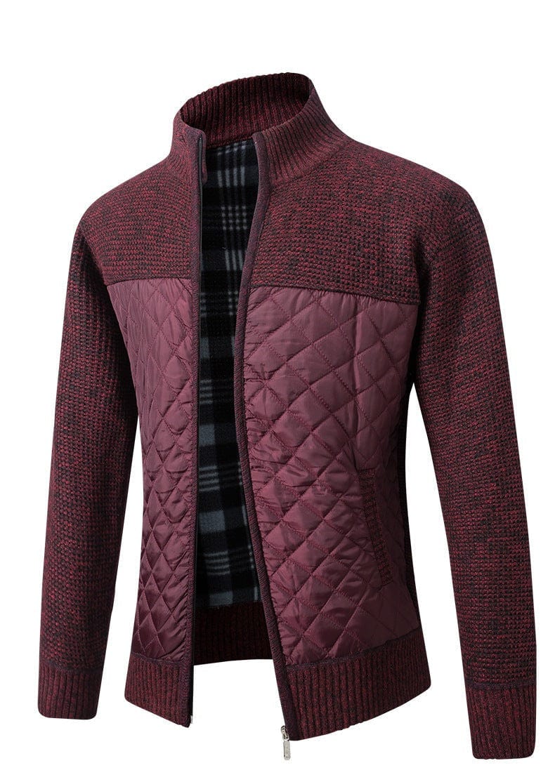 Harrington Quilted Knit Jacket