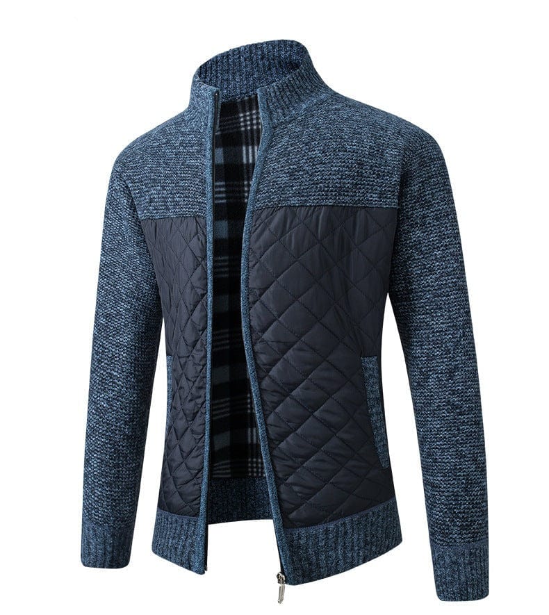 Harrington Quilted Knit Jacket