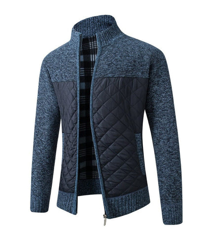 Harrington Quilted Knit Jacket