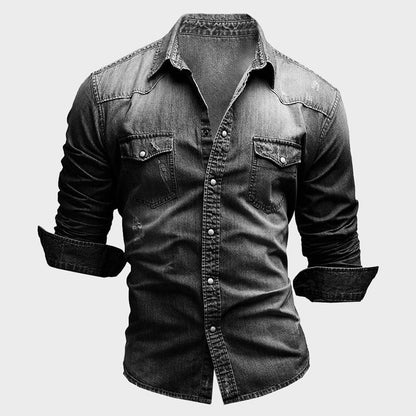 Classic Western Denim Shirt
