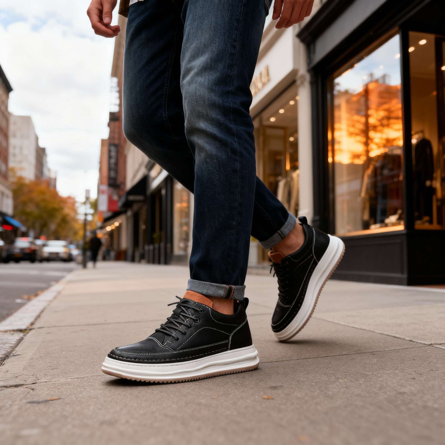 Oakfield Leather Sneakers